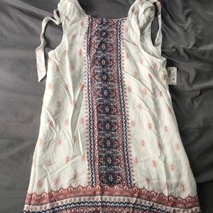 Aztec print dress